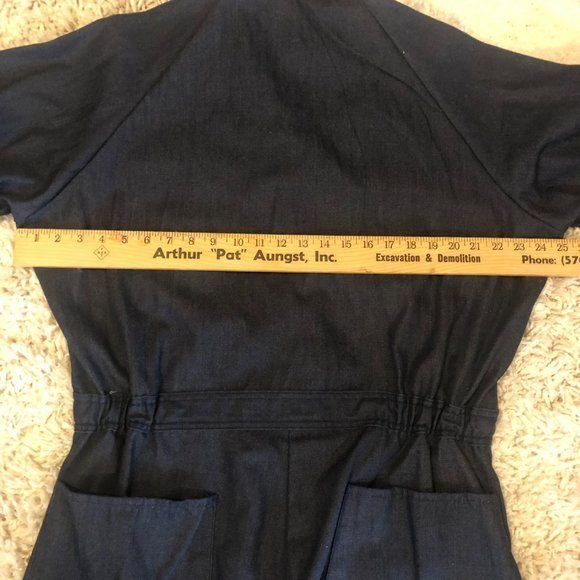 Sears Tradewear Vtg Coverall Denim 44T Rosie Riveter Workwear - Picture 11 of 14